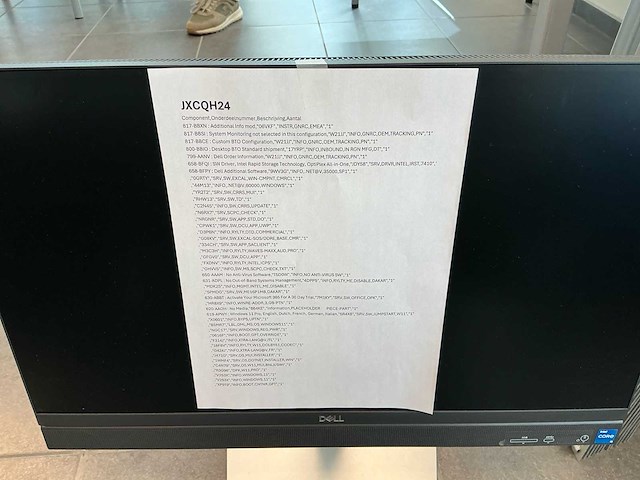 8x dell all-in-one incl voeten (data-wipe!) - afbeelding 9 van  11