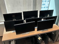 8x dell monitor 24inch met voet! - afbeelding 1 van  3