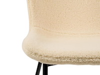 8x design eetkamerstoel teddy creme - afbeelding 3 van  5