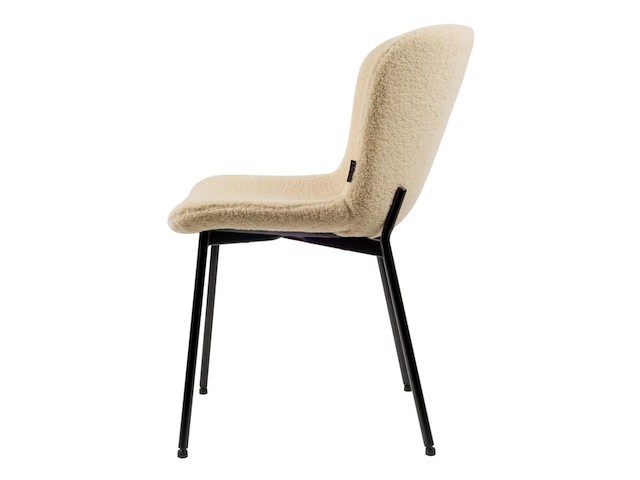8x design eetkamerstoel teddy creme - afbeelding 4 van  5