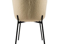 8x design eetkamerstoel teddy creme - afbeelding 5 van  5