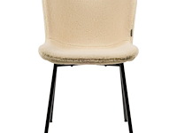 8x design eetkamerstoel teddy creme - afbeelding 2 van  5