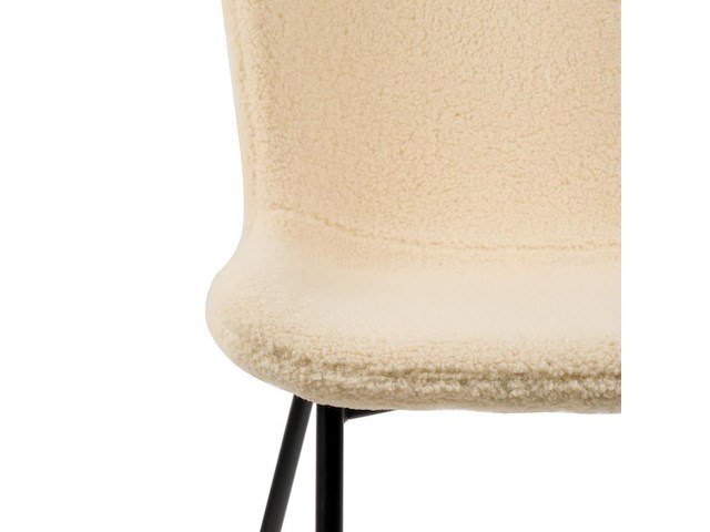 8x design eetkamerstoel teddy creme - afbeelding 3 van  5