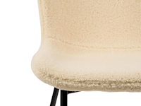 8x design eetkamerstoel teddy creme - afbeelding 3 van  5