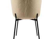 8x design eetkamerstoel teddy creme - afbeelding 5 van  5