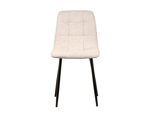 8x design eetkamerstoelen ecru - afbeelding 3 van  4