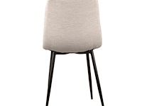 8x design eetkamerstoelen ecru - afbeelding 2 van  4