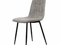 8x design eetkamerstoelen grijs