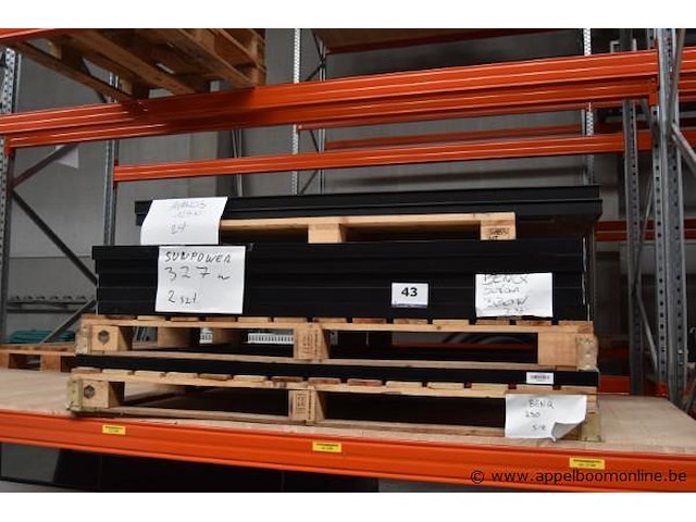 8x divers zonnepaneel, diverse merken, diverse wattages, werking niet gekend - afbeelding 1 van  3