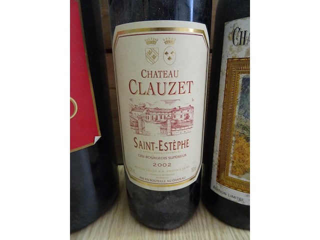 8x diverse oude rode wijnen - afbeelding 10 van  12