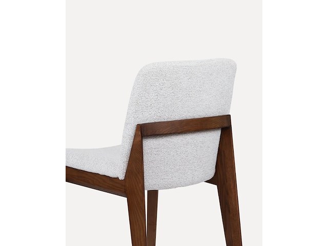 8x eetkamerstoel - walnoot - afbeelding 2 van  5