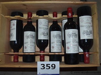 8x fles rode wijn, chateau grand-puy-lacoste, pauillac, 2006, 75cl - afbeelding 1 van  2