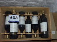 8x fles rode wijn, château grands sillons garachot, pomerol, 1998, 75cl - afbeelding 1 van  3