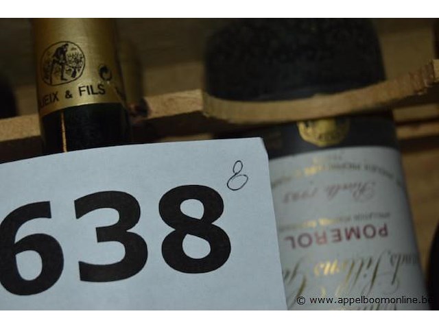 8x fles rode wijn, château grands sillons garachot, pomerol, 1998, 75cl - afbeelding 3 van  3