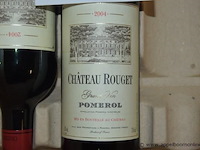 8x fles rode wijn, château rouget, pomerol, 2004, 75cl - afbeelding 2 van  3
