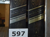 8x fles whisky, johnnie walker, double black, 70cl - afbeelding 1 van  2