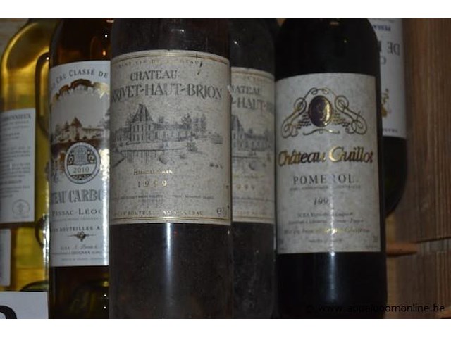8x fles wijn, diverse châteaux, diverse jaartallen, 75cl - afbeelding 2 van  2