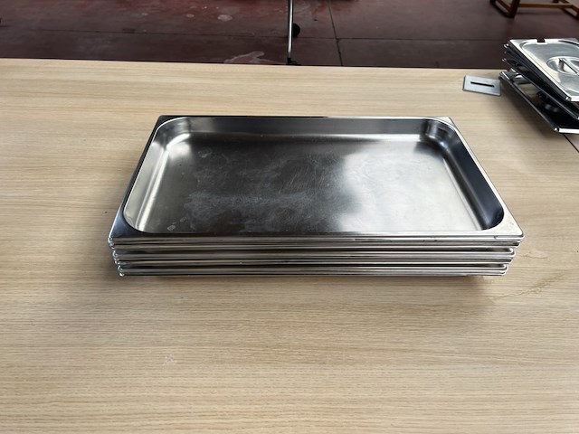 8x gastro rvs bak - afbeelding 1 van  3