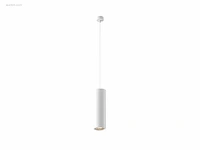 (8x) gu10 decoratief hanglamp cilinder 24cm zand...