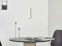 (8x) gu10 decoratief hanglamp cilinder 24cm zand... - afbeelding 5 van  6