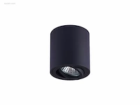 (8x) gu10 opbouwspot armatuur zwart kantelbaar... - afbeelding 5 van  6