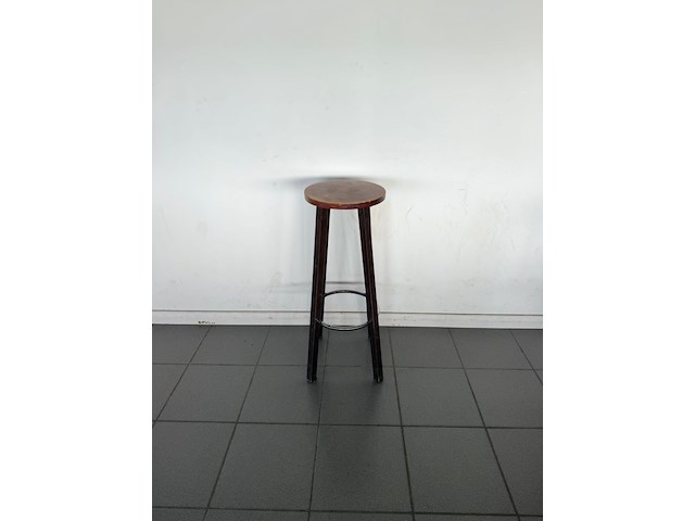 8x houten barkruk - afbeelding 1 van  4