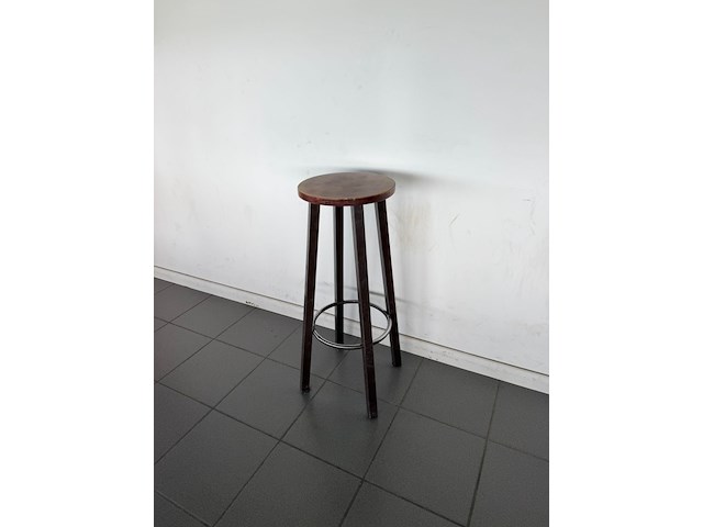 8x houten barkruk - afbeelding 2 van  4