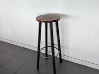 8x houten barkruk - afbeelding 2 van  4