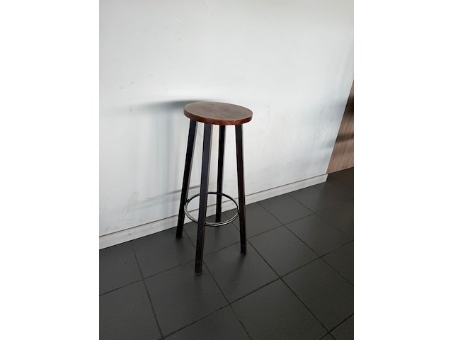 8x houten barkruk - afbeelding 3 van  4