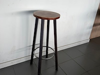 8x houten barkruk - afbeelding 3 van  4