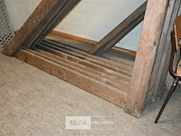 ± 8x houten driehoekige constructiepalen - afbeelding 3 van  5
