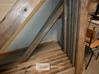 ± 8x houten driehoekige constructiepalen - afbeelding 4 van  5