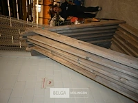 ± 8x houten driehoekige constructiepalen - afbeelding 5 van  5