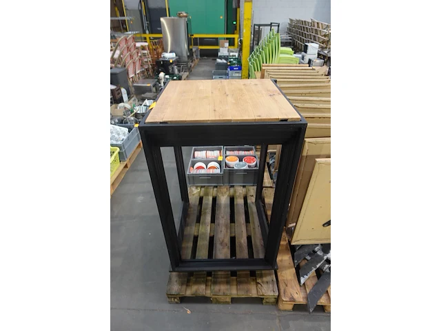 8x houten staantafel - afbeelding 2 van  6