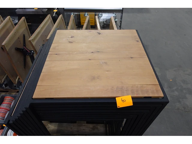 8x houten staantafel - afbeelding 4 van  6