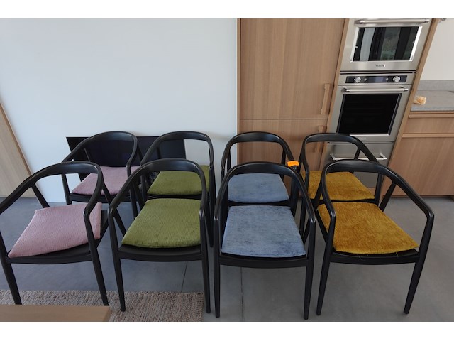 8x houten stoel - afbeelding 1 van  2