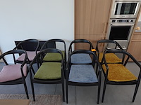 8x houten stoel - afbeelding 1 van  2
