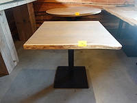 8x houten tafel - afbeelding 1 van  3