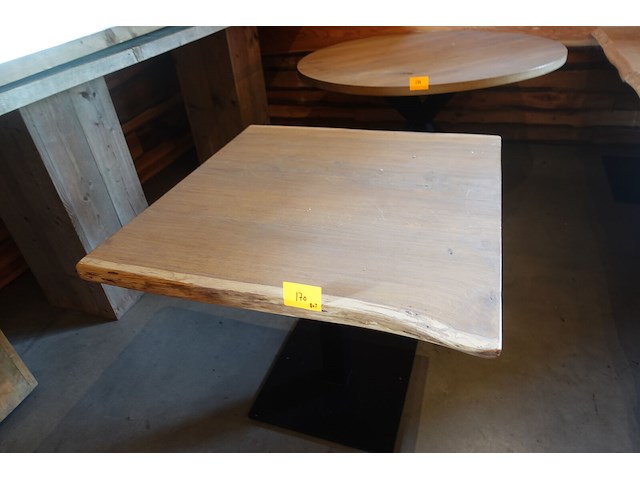 8x houten tafel - afbeelding 2 van  3