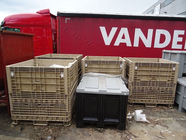 8x inklapbare palletbox ropak - afbeelding 2 van  4