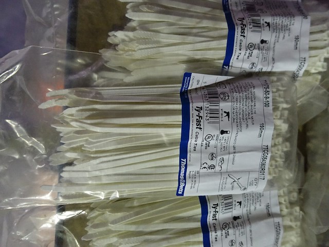 8x kabelbinders + rest - afbeelding 4 van  6