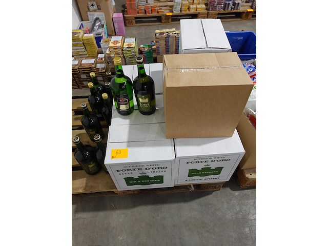 8x karton witte wijn forte d'oro - afbeelding 1 van  3