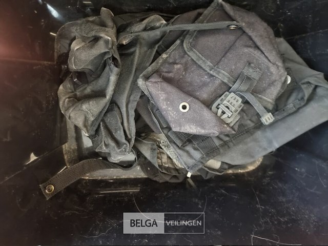 (8x) korps mariniers nl molle opbouwtas divers zwart - afbeelding 1 van  2