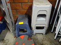 8x kunststof opstapje + trapladder - afbeelding 2 van  4