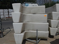 8x kunststof zitbank escofet - afbeelding 1 van  3