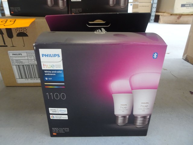 8x lamp philips hue - afbeelding 1 van  2