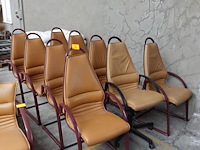 8x lederen stoel giroflex - afbeelding 3 van  7