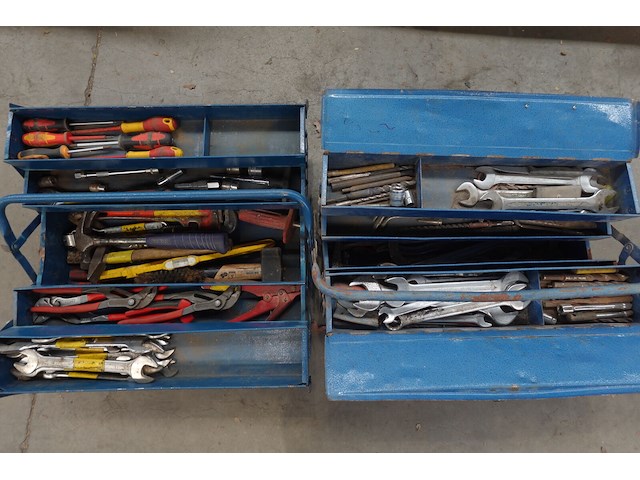 8x metalen werkkoffer - afbeelding 2 van  8