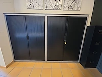 (8x) middelhoge dossierkasten