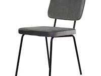 8x modern eetkamerstoel grijs - afbeelding 1 van  3